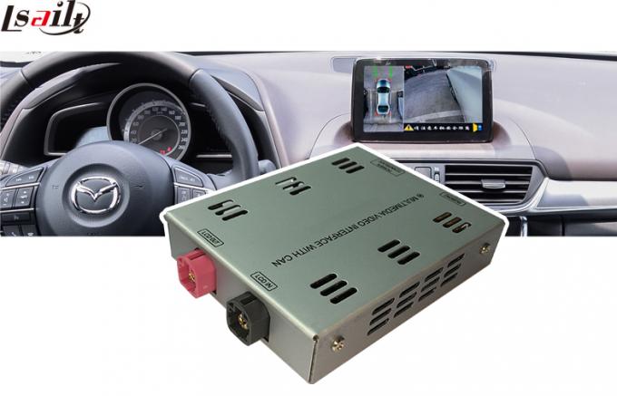 Mazda-Camerainterface met 360 de Output van het Vogelweergeven HD 800X480 voor Parkerenveiligheid
