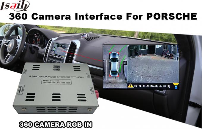 Porsche 360 RGB in het Parkeren van de Omgekeerde Interface van de Auto Achtercamera