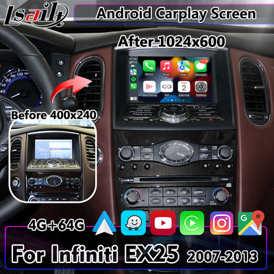 Lsailt Android Scherm Auto Multimedia Display Voor 2007-2013 Infiniti EX25 EX35 EX37 EX30D