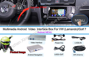 9-12V Android-van de Autointerface het Navigatiesysteem Van verschillende media voor Golf 7 van NMC Lamando