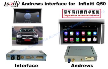 2015 of 2016 de Autointerface 9-12v van Infiniti Q50 Android het Werk Voltage