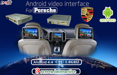 Porsche 3.0m multimedia van de EEKHOORNTJESBROODauto zet/audio videointerface, Android/IOS Spiegelverbinding om
