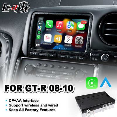 Lsailt Android Auto Carplay-interface voor Nissan GTR GT-R R35 2008-2010