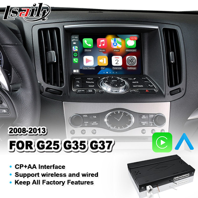 Lsailt Carplay Interface voor Infiniti G25 G35 G37 Skyline 370GT (V36) 2008-2013 Jaar