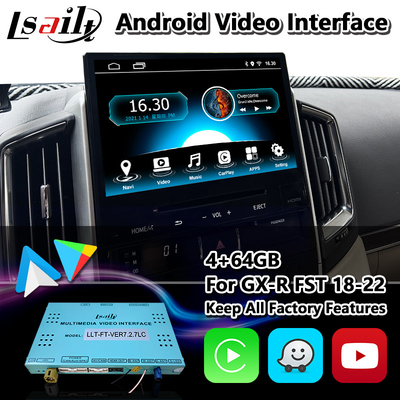 Interface van Android Carplay van de Toyota Land Cruiserlc200 GXR gx-r 2018-2022 FST Gastheer de Radio door Lsailt