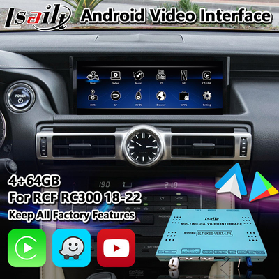 Lsailt64g Android Carplay Interface voor Lexus RC300 RCF RC300h RC350 2018-2023