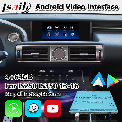 Lsailt Android Video Interface voor Lexus IS250 IS300h IS350 IS200t IS300 IS Muisbesturing 2013-2016