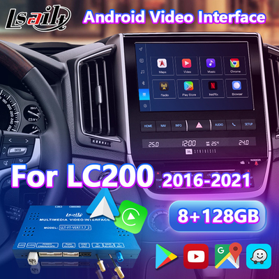 Lsailt Android Multimedia Carplay Interface voor Toyota Land Cruiser 200 LC200 VX VXR VX-R 2016-2021