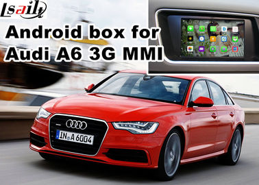 Van de de interfacespiegel van Audi A6 S6 de Video de Verbindings Rearview Gps Kern van de het Apparatenvierling van de Autonavigatie 1,6 Ghz van Cpu