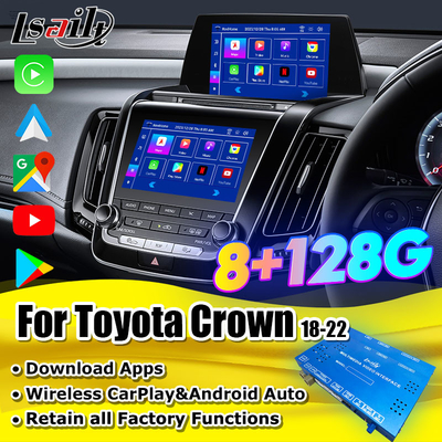 Toyota Android CarPlay-interface voor Toyota Crown S220 2018-2022 JDM-modelondersteuning