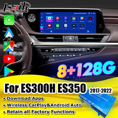Lsailt Android CarPlay-interface voor Lexus ES GS NX LX RX LS IS 2013-2021 Met YouTube, NetFlix, Head Rest Screen