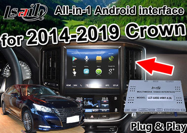 Van de Interfacegps van Android bouwde het Auto de Navigatiewerk aangaande de Kroon van Toyota van 2014-2019 Videointerface, de verbinding van de telefoonspiegel, 2G RAM