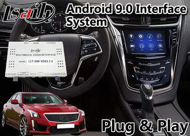 Cadillac Android 9,0 Auto Videointerface voor CTS-van het Jaargps van het RICHTSNOERsysteem 2014-2020 de Navigatie Carplay