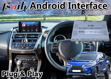De Navigatie Videointerface van 4+64GB Lsailt Android voor van de Autogps van Lexus NX 200t de Doos nx200t