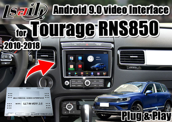Van Lsailtcarplay&amp; Android de videointerface van verschillende media voor de steun YouTube van Tourage RNS850 2010-2018, google speelt