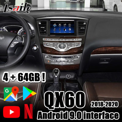 Lsailtpx6 4GB CarPlay&amp;Android videointerface met Netflix, YouTube, Android-Auto voor 2018 nu Infiniti QX50 QX80 QX60