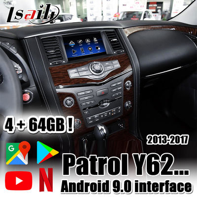 Van de de Interfacesteun van Android van de Lsailt4+64gb GPS Navigatie Auto de Stemactivering met CarPlay, NetFlix voor Nissan
