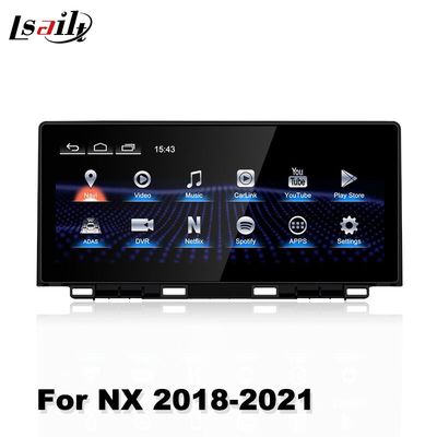 Lsailt de navigatie van de 10,25 Duimauto voor het androïde Scherm voor gps 2018-2021 van Lexus NX NX300 NX300h het systeem van verschillende media