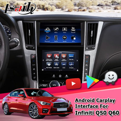 Carplay Videointerface Android 10 van de Infinitiq50 Q60 Android de carplay Navigatie