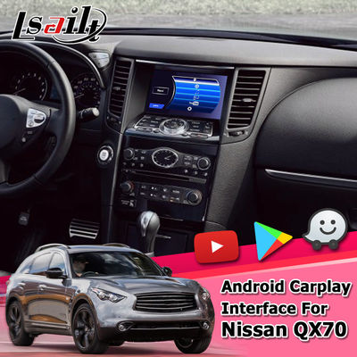 Android-Video de Interfacesteun van de Navigatieauto Waze/Youtube voor Infiniti QX70/FX50 FX35