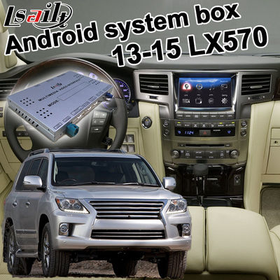 Van de de interfacenavigatie van Android van Lexus LX570 2013-2015 auto carplay video de doos optionl draadloze carplay