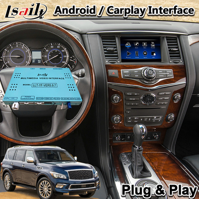 1.8GHz de Navigatieinterface Draadloze Carplay van autogps voor Infiniti QX80 QX56 QX60 QX70