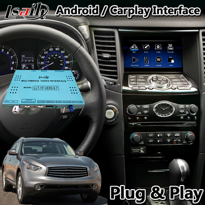 Android 9,0 de Navigatieinterface van Autogps voor 2008-2013 Jaar Infiniti FX35/FX37