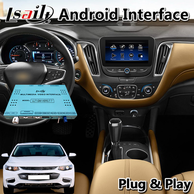 De Videointerface van Lsailtandroid Carplay voor het &quot;equinox&quot; Tahoe van Chevrolet Malibu met de Autonavigatie van Android