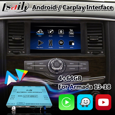 Van Lsailtandroid de Interface Van verschillende media voor Nissan Armada With Wireless Android Autocarplay