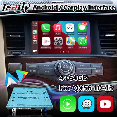 Draadloze Carplay Android Auto Multimedia Video Interface Voor Infiniti QX56 2010-2013
