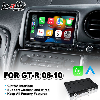 De Autocarplay Interface van Lsailtandroid voor Nissan GTR GT-r R35 Nismo 2008-2010