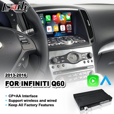 Lsailt Android Auto CP AA OEM-integratie Carplay-interface voor Infiniti Q60 2013-2016