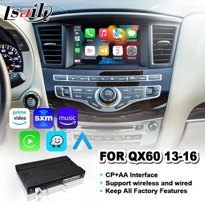 Lsailt Draadloze Carplay Android Auto Interface Voor Infiniti QX60 2013-2016