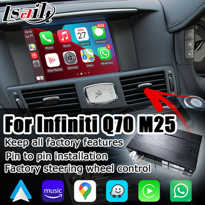 Infiniti Q70 M35 M37 Nissan Fuga draadloze carplay android auto oplossing IT08 08IT