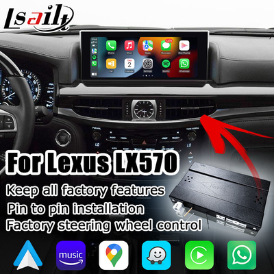 Lexus LX570 LX450d draadloze carplay android auto multimedia interface scherm mirroring Lsailt