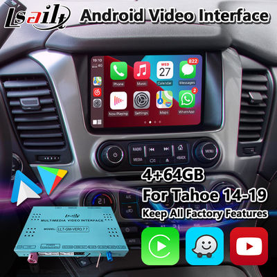 Lsailt Android Carplay Multimedia Video Interface voor 2014-2019 Chevrolet GMC Tahoe