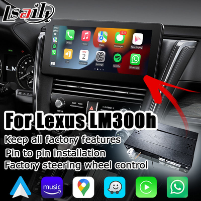 Draadloze auto carplay van Android voor het schermprojectie van Lexus LM300h LM350 LM
