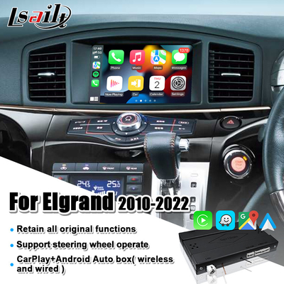Nissan CarPlay Interface met Android-Auto, YouTube, Spotify voor Elgrand, Patrouille, Armada, Verkenner