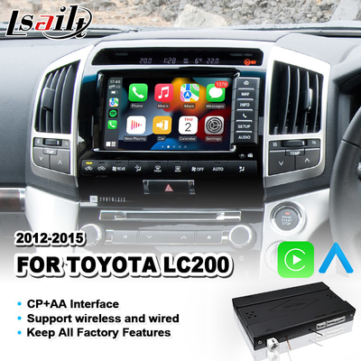 Draadloze Carplay Android Auto de Integratieinterface van Toyota voor Land Cruiser LC200 2012-2015