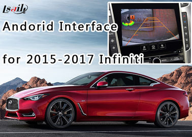 2015-2017 Auto de Interface van Infiniti Android + Android-Navigatiedoos met Ingebouwde Mirrorlink, Ingebouwd WIFI