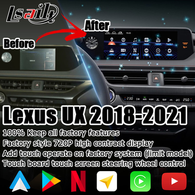 Android Carplay Lexus Touch Screen voor UX200 UX250h DSP Aanpassing android auto