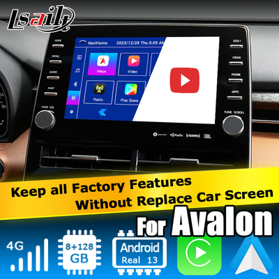 8 auto carplay video de interface videointerface van duimandroid voor aanraking 3 van Toyota avalon het heden van 2018