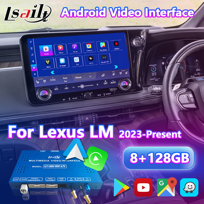 Lsailt Android Carplay Multimedia Video Interface voor 2023-Huidige Lexus LM LM350h LM500h