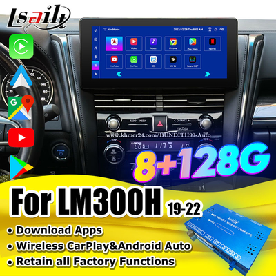 Android 13 Lexus Video Interface OEM Scherm Upgrade voor LM350 LM500H NX RX ES Retrofit Kits Inclusief YouTube, NetFlix, Wireless CarPlay