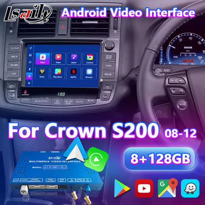 Lsailt Android Multimedia Video Interface voor 2008-2012 Toyota Crown S200 GWS204 GRS204 URS204 UZS207 Athlete Majesta