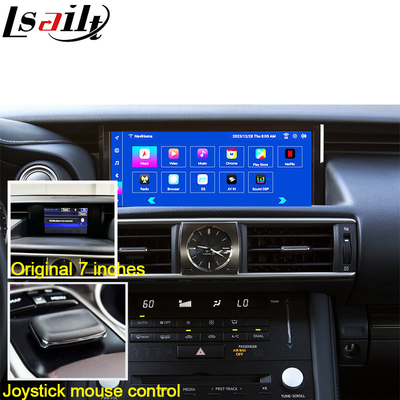 Lexus Android Scherm Android 13 Multimedia Display 8 Core Qulcomm voor LEXUS IS200T IS300H IS350 Ondersteuning Joystick Control, YouTube, Google Play, CarPlay