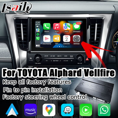 Toyota Alphard Vellfire AH30 serie pure OEM stijl Carplay android auto box 2015-2022 model