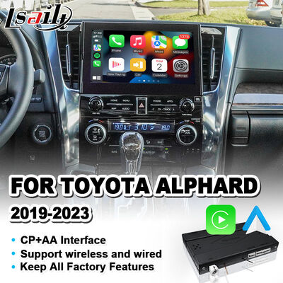 Lsailt Wireless Android Auto Carplay Interface voor 2019 -2023 Toyota Alphard Vellfire JBL High Version