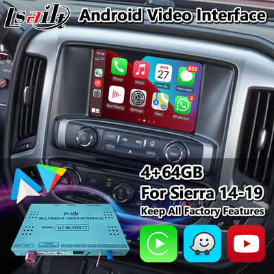 Lsailt Android Multimedia Video Interface voor 2014-2019 GMC Sierra 1500 2500 3500 Intellilink Systeem met Carplay