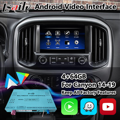 Lsailt Android Multimedia Video Interface voor 2015-2020 GMC Canyon Intellilink Systeem met Carplay